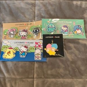 Sanrio Pin and Charm set